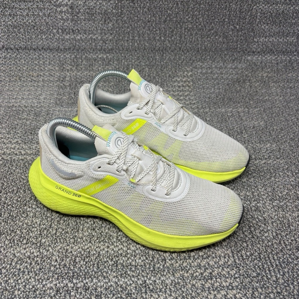 Cole Haan Zerogrand Outpace II Women's 7B Gray Neon Yellow Sneakers W22722